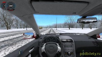 Симулятор вождения для зимы